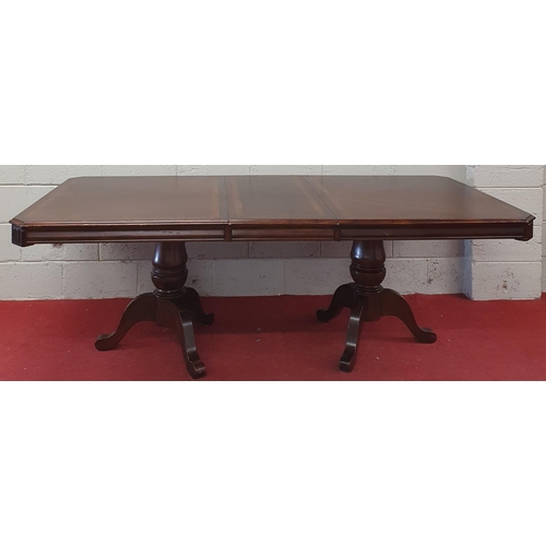 1465 - A Large Mahogany Dining Table .