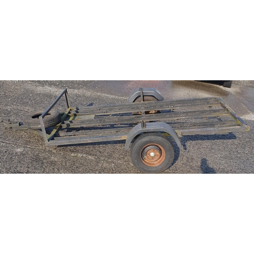 1462 - A Versatile Trailer to transport  Quad Bike, Ride on Lawn mower, motorcycles  etc .
L 305 x W 165 cm... 