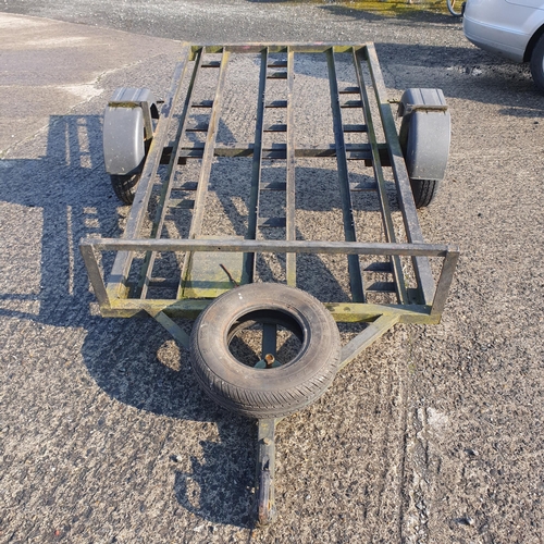 1462 - A Versatile Trailer to transport  Quad Bike, Ride on Lawn mower, motorcycles  etc .
L 305 x W 165 cm... 