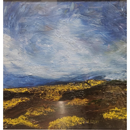 138 - Declan Marry (Irish), 'Gorse' oil on canvas. 50 x 50 cm approx.