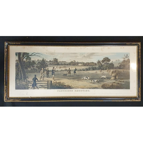 533 - A 19th Century Hunting Engraving after P Sutherland. 34 x 79 cm approx.