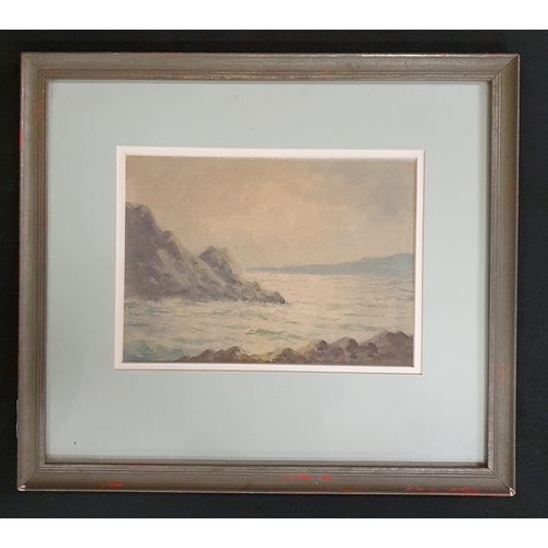 791 - Douglas Alexander RHA, Irish Artist, 1871 - 1945. A 20th Century Seascape Watercolour. Signed LL.
H ... 