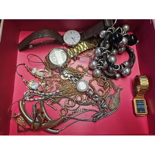 378 - A good quantity of costume Jewellery and a group of Watches.