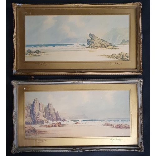 510 - Rubens Southay; 'The incoming tide' and 'The morning tide'. A pair of late 19th early 20th Century c... 