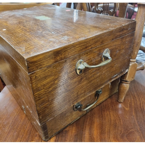 1071 - Two 19th Century cutlery Cases with fitted interiors and good lifting handles.