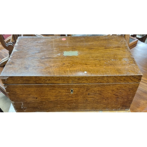 1071 - Two 19th Century cutlery Cases with fitted interiors and good lifting handles.