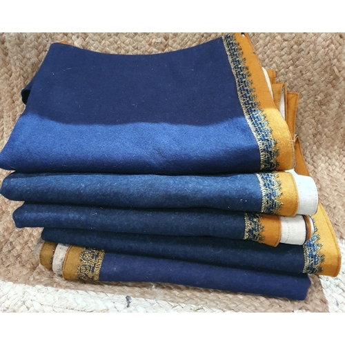 21 - A group of 5 decorative Horse under saddle blankets.