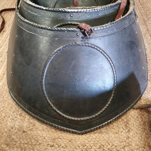38 - A Group of 5 Horse Breast Plates.