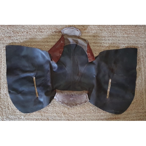 42 - A Group of 6 Leather Saddles.