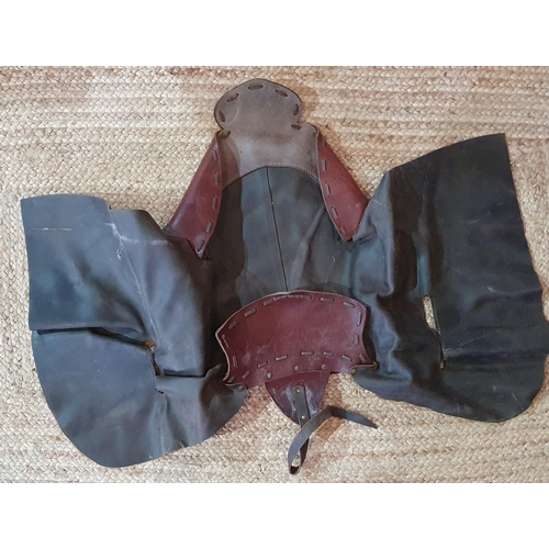 46 - A Group of 6 Leather Saddles.