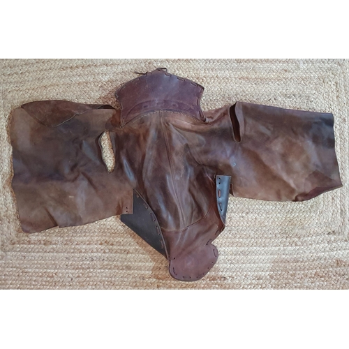 46 - A Group of 6 Leather Saddles.