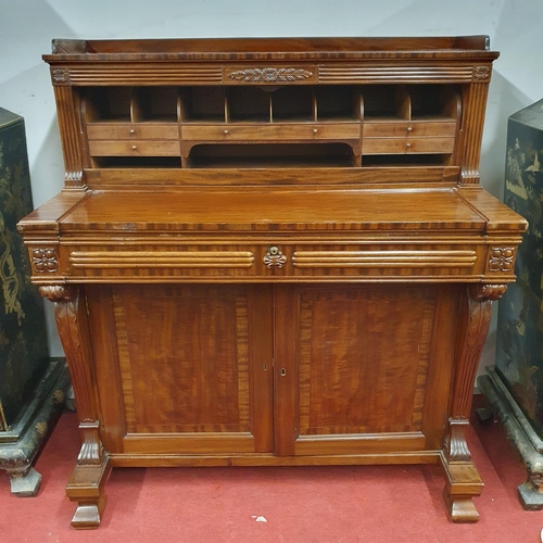 273 - A really good 19th Century Ladies Writing Desk with fully fitted interior. 106 x D 56 x H 119 cm app... 