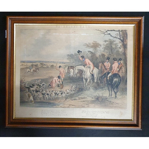 274 - A good set of six Hunting Prints. After FC Turner. 50 x 60 cm approx.