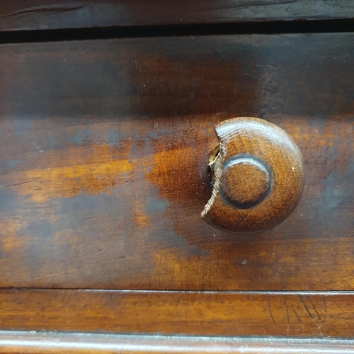 38 - A Fantastic early to mid 19th Century Mahogany Library Table with twin frieze drawer on acanthus lea... 