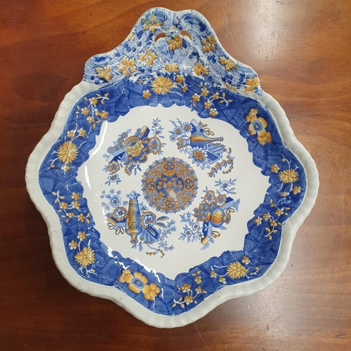 34 - Two 19th Century Spode Entrée Dishes along with an Ironstone centre dish. D 27 x H 17 cm approx.