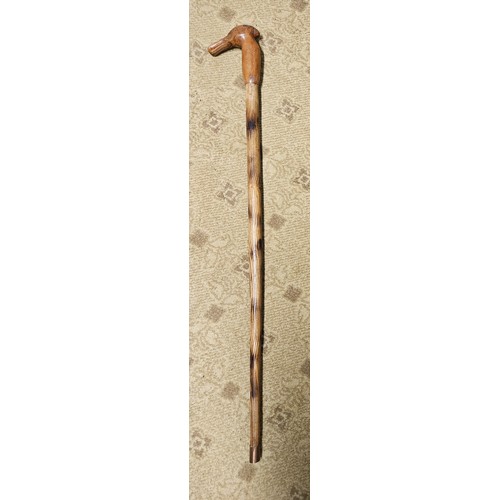 94 - A timber walking Stick.