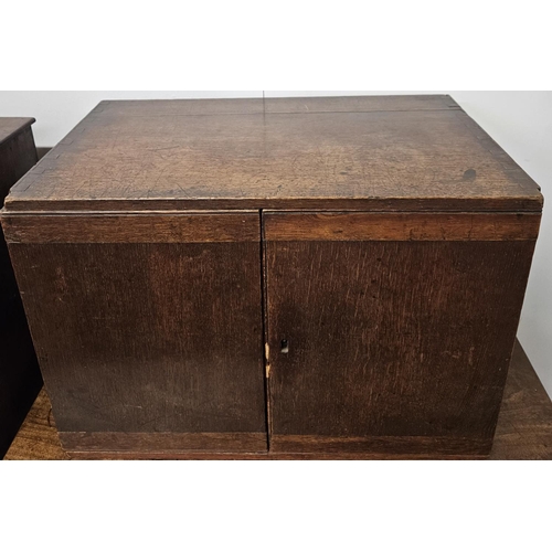 461 - A 19th Century Mahogany table top Cabinet with fitted pigeon hole interior. W 61 x 36 x H 43 cm appr... 