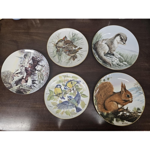 83 - A good quantity of decorative Plates of animals.