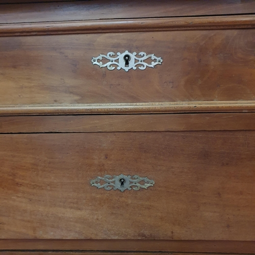 527 - A 19th Century four drawer Walnut Lowboy. W 103 x 46 x H 93 cm approx.