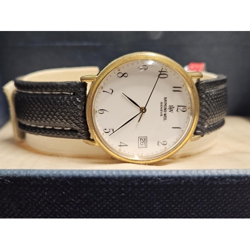 200 - A good Reymond Weil gentleman's wrist Watch, seem to be keeping good time.