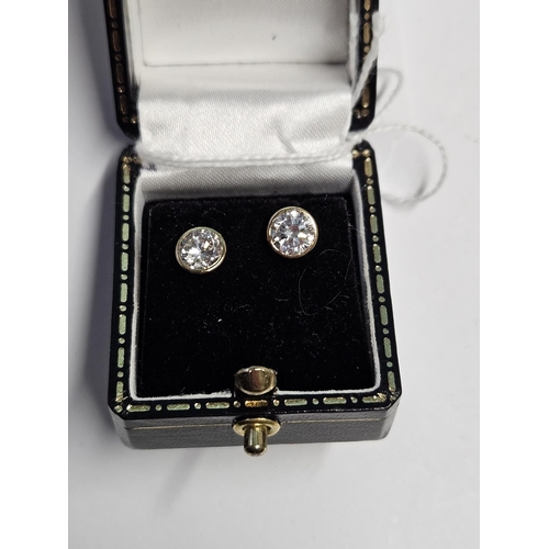 269 - A pair of 9ct Gold stud Earrings.