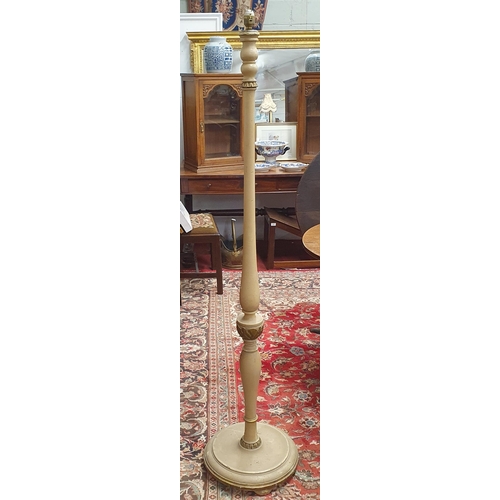 820 - A good early 20th Century painted Standard Lamp.
 H 150 cm approx.