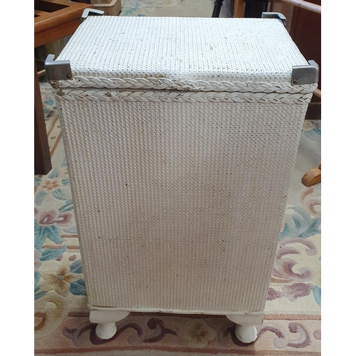 110A - A Lloyd Loom Bin. H 62 x 36 x 20 cm approx.