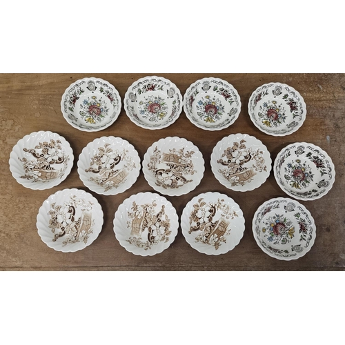 126 - A quantity of Johnson Brothers 'Sugar and Spice' Wares along with Royal Staffordshire 'Age of elegan... 