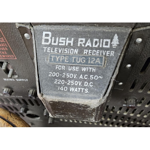 803 - A very rare Bush Television Receiver. Type TUG12A. For use with 200/250V, A.C.50 140watts. 50 x 48 x... 