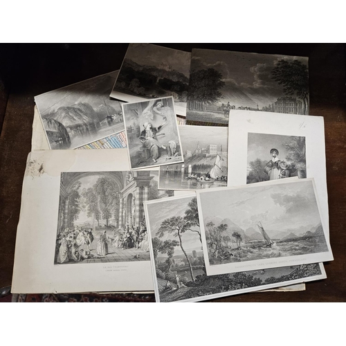 821 - A really good Folio of 19th Century and later of Watercolours and other Pictures.