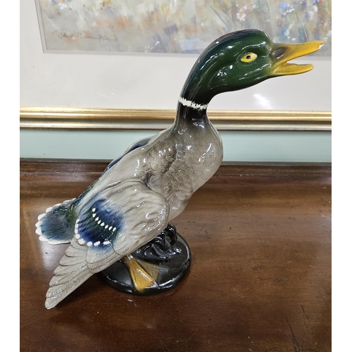 834 - A large Pottery Figure of a Duck. H 27 cm approx.