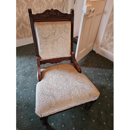 68 - A good pair of late 19th early 20th Century His and Hers Armchairs.