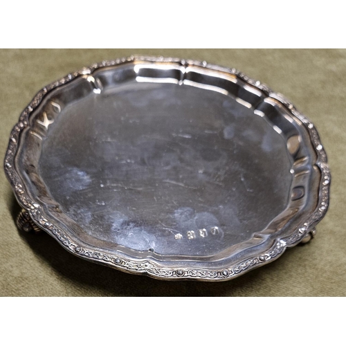 309 - An Irish Silver Salver by Lorcan Brereton, 200 gms approx.