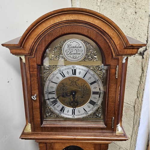 686 - A modern miniature Westminster Chime Longcase Clock. H 173 cm approx.