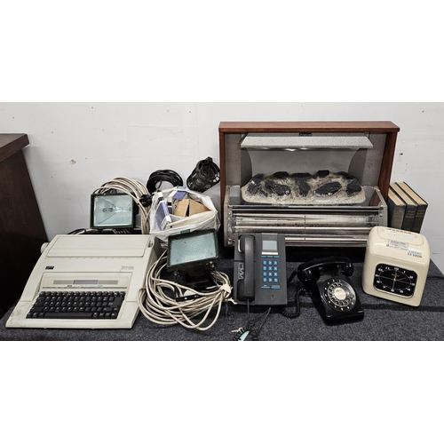 610 - A quantity of Vintage items to include Telephones etc.