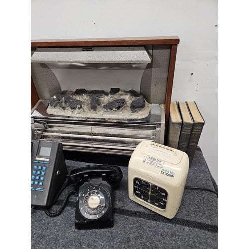 610 - A quantity of Vintage items to include Telephones etc.