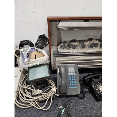 610 - A quantity of Vintage items to include Telephones etc.