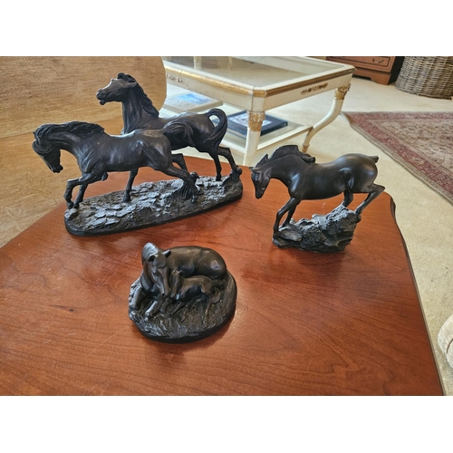 173 - A group of Genesis Figures of Rugby players and Equestrian theme.