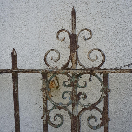 811 - A Really good pair of 19th Century Wrought Iron Gates. H 173 x W 262 cm approx.