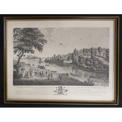 162 - A set of 4 framed Engravings.
32 x 42 cm approx.