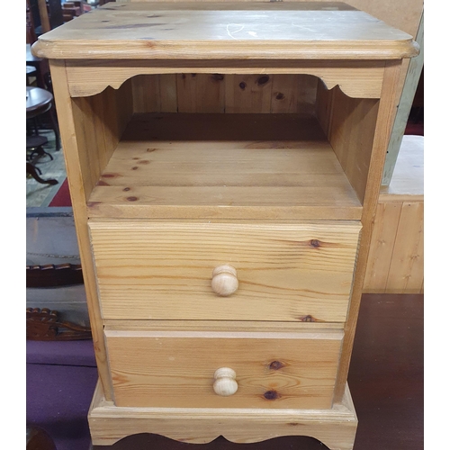 283 - A single Pine Side Locker.
H 64 x 42 x 40 cm approx.