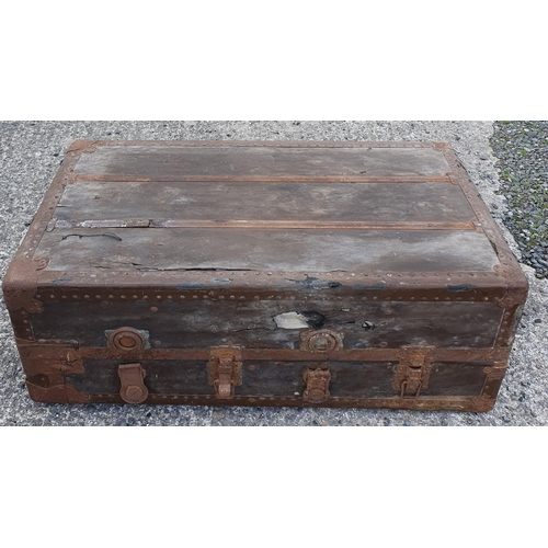 303 - A 19th Century Travel Trunk.