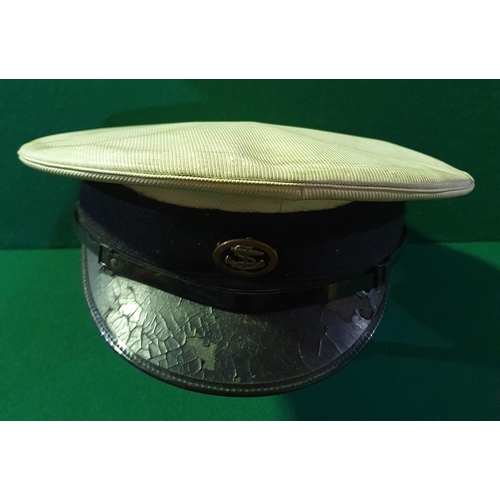 349 - Sold on Behalf of Charity, uncollected lot.
A French Sailor's Cap, Brass Candle stick, meat platters... 