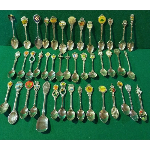 374 - A Large collection of novelty Tea spoons.