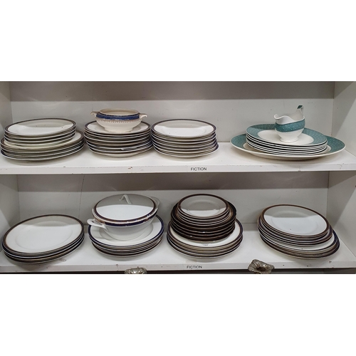 494 - A quantity of 19th Century Dinnerwares.