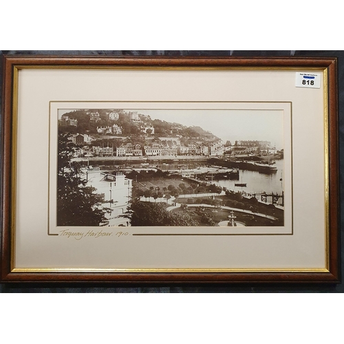 530 - A Photographic Image of Torquay 1910.