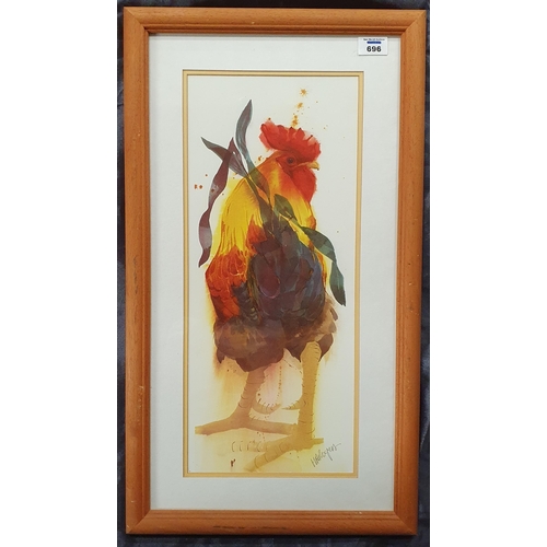 558 - A group of Prints of poultry and still life .