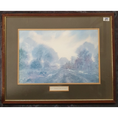 570 - A framed Limited Edition Print ''Memories'' 243/850 by Anthony Waller.