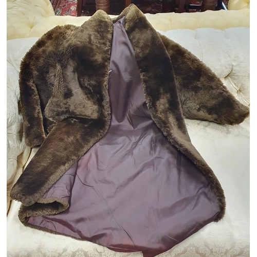 600 - A Faux Fur Coat .