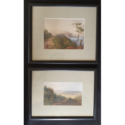 667 - A matched Pair of Framed Water colours .